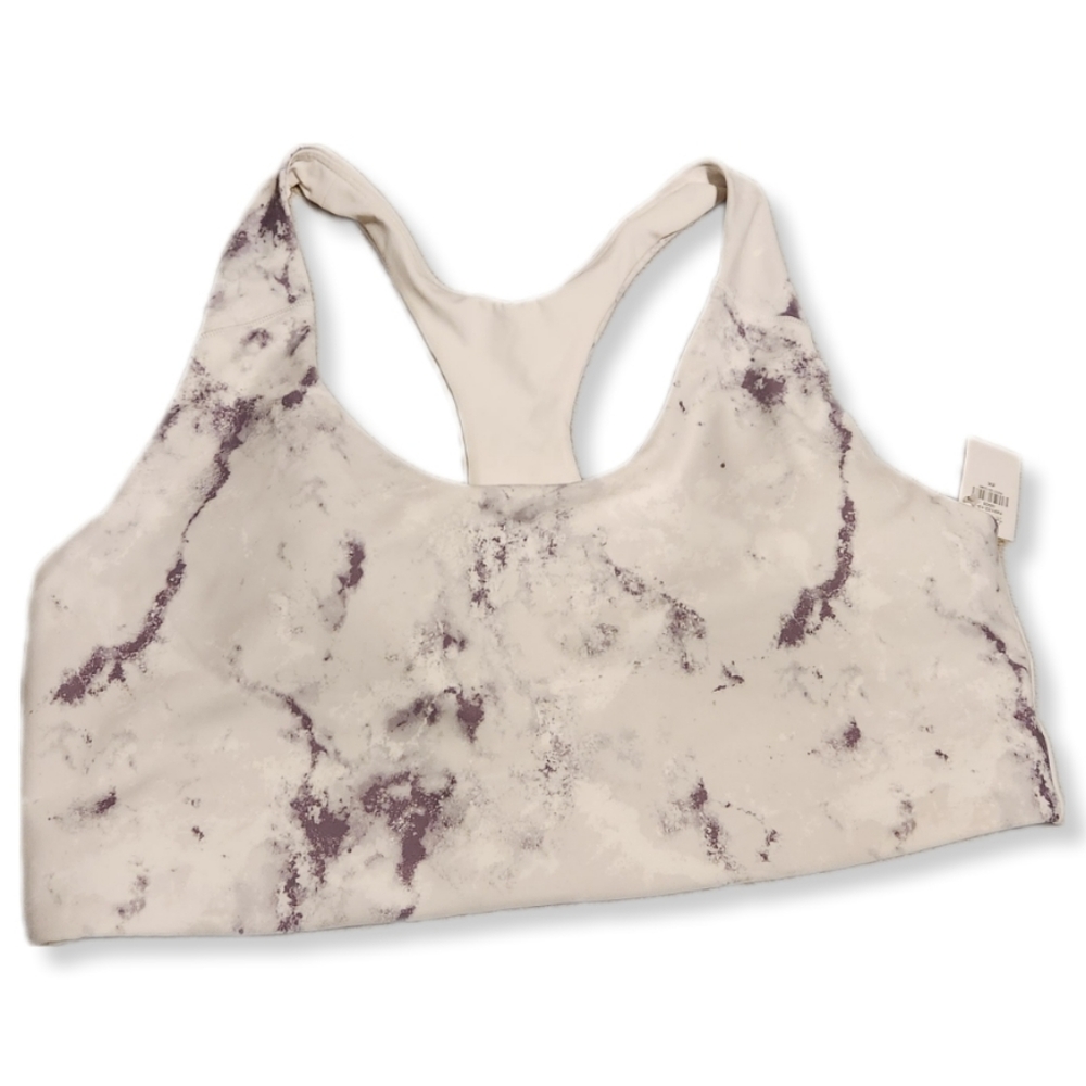 Old Navy Medium Support PowerSoft Racerback Sports Bra Tank 2X NEW SU044